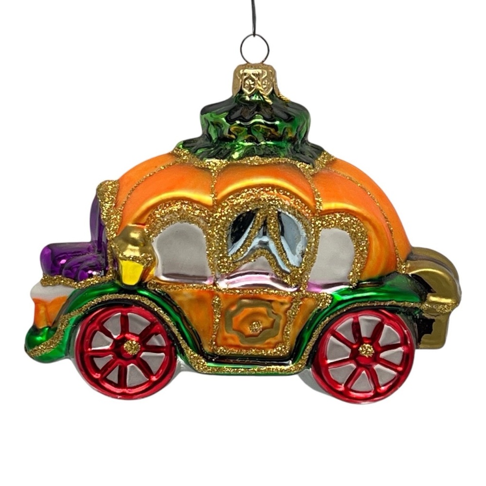Polonaise Collection Cinderalla Pumpkin  Carriage Christmas Ornament Kurt Adler